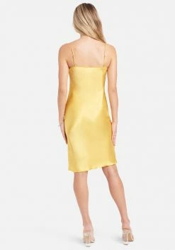 JUMP Clothing V-Neck Satin Slip Dress