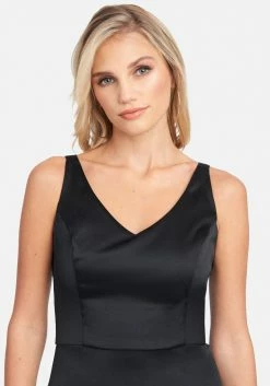 JUMP Twill Zipper Back Detail Dress