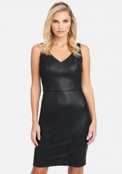 JUMP Snake Embossed Dress Clothing