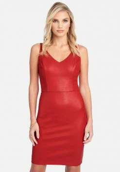 JUMP Snake Embossed Dress