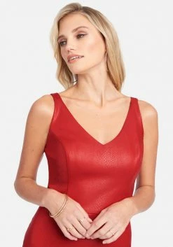 JUMP Snake Embossed Dress 8 JUMP Snake Embossed Dress