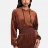 JUMP Clothing Velour Hoodie Dress