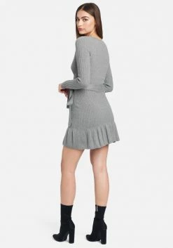 JUMP Surplice Fit And Flare Sweater Dress Best Sellers 7 JUMP Surplice Fit And Flare Sweater Dress Best Sellers