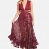 JUMP Best Sellers Sequin Mesh Gown