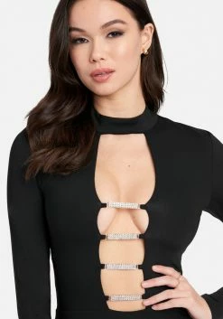 JUMP Embellished Caged Dress