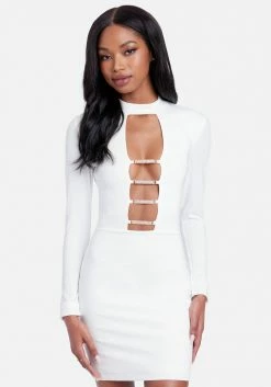 JUMP Embellished Caged Dress