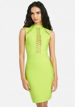 JUMP Lace Up Bandage Dress Bandage Dresses
