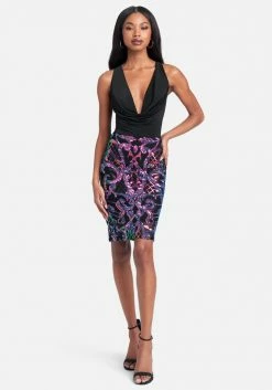 JUMP Drapey Sequin Dress Bridal