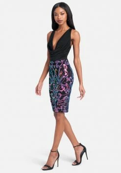 JUMP Drapey Sequin Dress Bridal