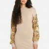 JUMP Best Sellers Sequin Sleeve Sweater Dress