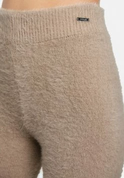 TC Soft Yarn High Waisted Sweater Pant Clothing