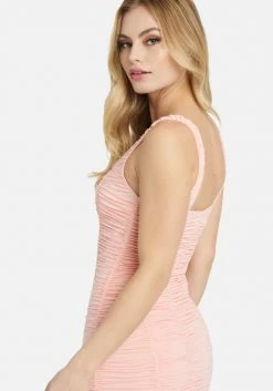 JUMP Square Neck Ruched Dress Bridal