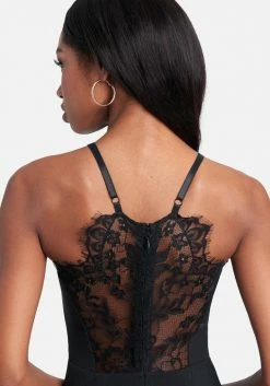 JUMP Eyelash Hem Lace Inset Dress 8 JUMP Eyelash Hem Lace Inset Dress