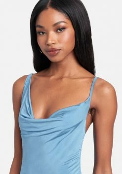 JUMP Asymmetrical Ruched Tie Hem Dress Bridal