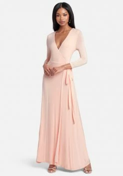 JUMP Clothing Tie Front Surplice Gown