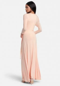 JUMP Clothing Tie Front Surplice Gown