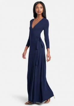 JUMP Tie Front Surplice Gown