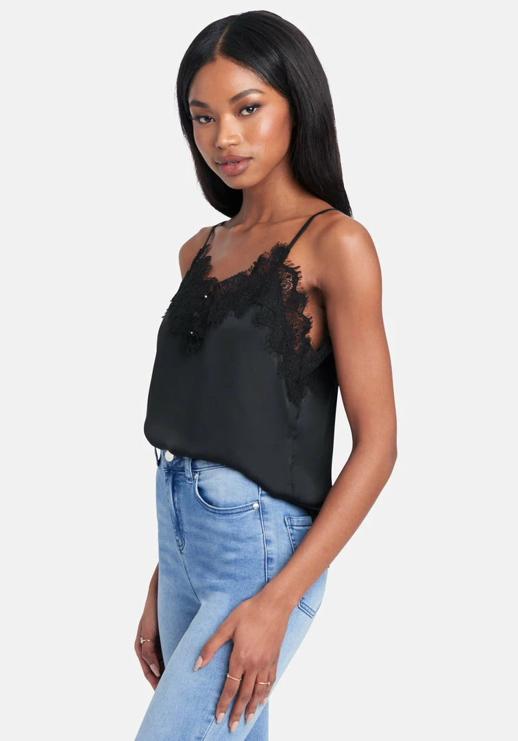TC Night Out Lace Front Detail Satin Cami 3 TC Night Out Lace Front Detail Satin Cami