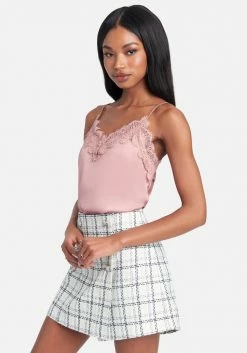 TC Night Out Lace Front Detail Satin Cami 8 TC Night Out Lace Front Detail Satin Cami