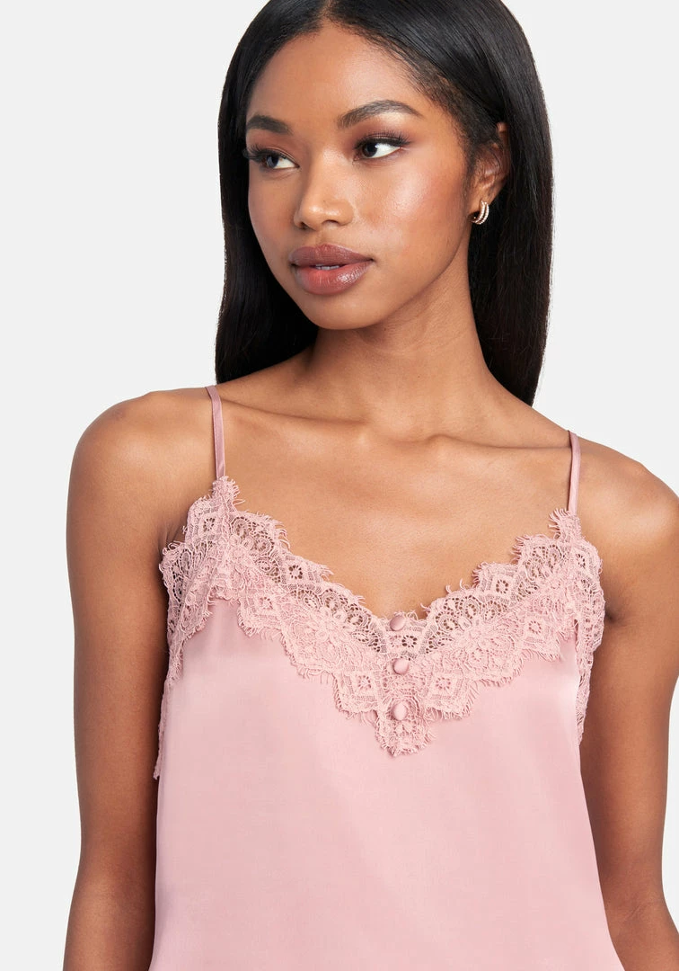 TC Night Out Lace Front Detail Satin Cami 5 TC Night Out Lace Front Detail Satin Cami