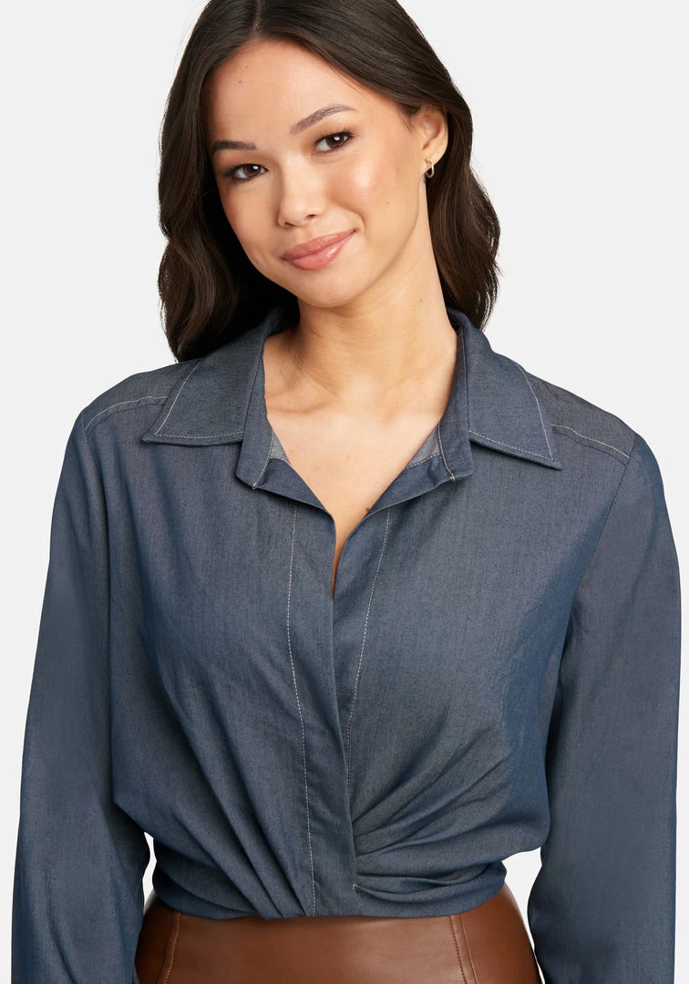 TC Denim Shirt Blouse Weekend Vibes 4 TC Denim Shirt Blouse Weekend Vibes