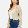 TC Lurex Sweater Button Down Cardigan Best Sellers