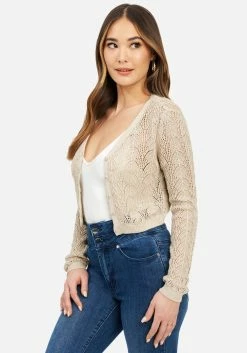 TC Lurex Sweater Button Down Cardigan Best Sellers