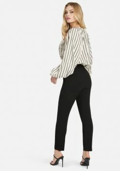 TC High Waist Multi Dart Woven Twill Slim Leg Pant 9 TC High Waist Multi Dart Woven Twill Slim Leg Pant