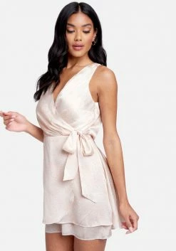 TC Bridal Laced Back Woven Romper