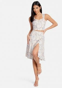 TC 2 Piece Printed Top & Skirt