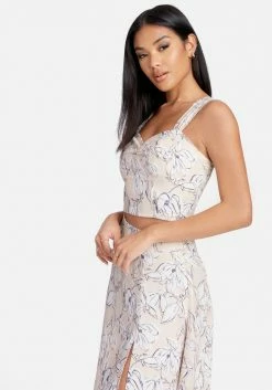 TC 2 Piece Printed Top & Skirt