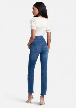 TC Spring/Summer High Waist Destructed Slim Leg Jeans 9 TC Spring/Summer High Waist Destructed Slim Leg Jeans