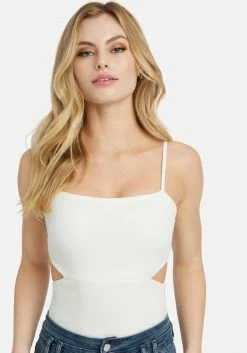 TC Spring/Summer Side Cutouts Knit Crepe Top