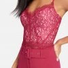 TC Bridal 2 Color Scallop Corded Lace Bustier