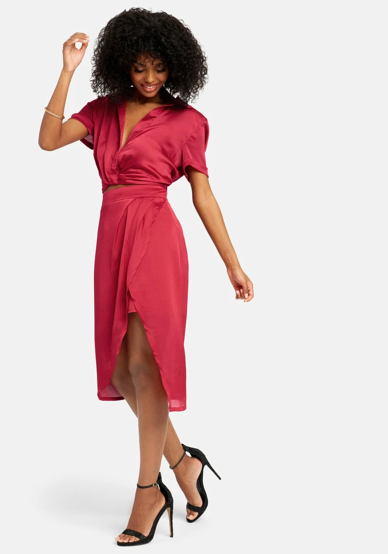 TC Bridal Chintz Yoryu Faux Wrap Skirt 3 TC Bridal Chintz Yoryu Faux Wrap Skirt