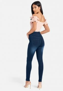 TC Night Out High Waist Zip Front Skinny Jeans