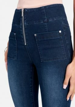 TC Night Out High Waist Zip Front Skinny Jeans