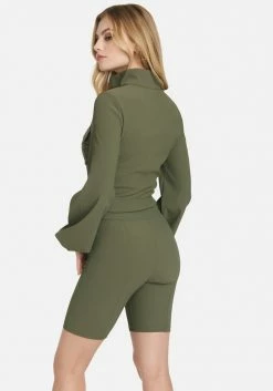 TC Ottoman Rib Biker Short Lounge & Active