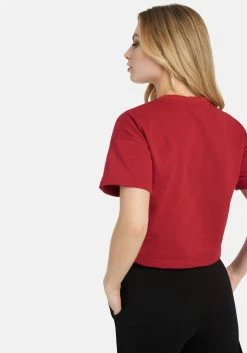 TC Bebe Rhinestone Logo French Terry Crop Top 9 TC Bebe Rhinestone Logo French Terry Crop Top