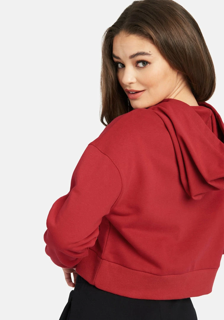 TC Bebe Stone Logo French Terry Hooded Top 4 TC Bebe Stone Logo French Terry Hooded Top