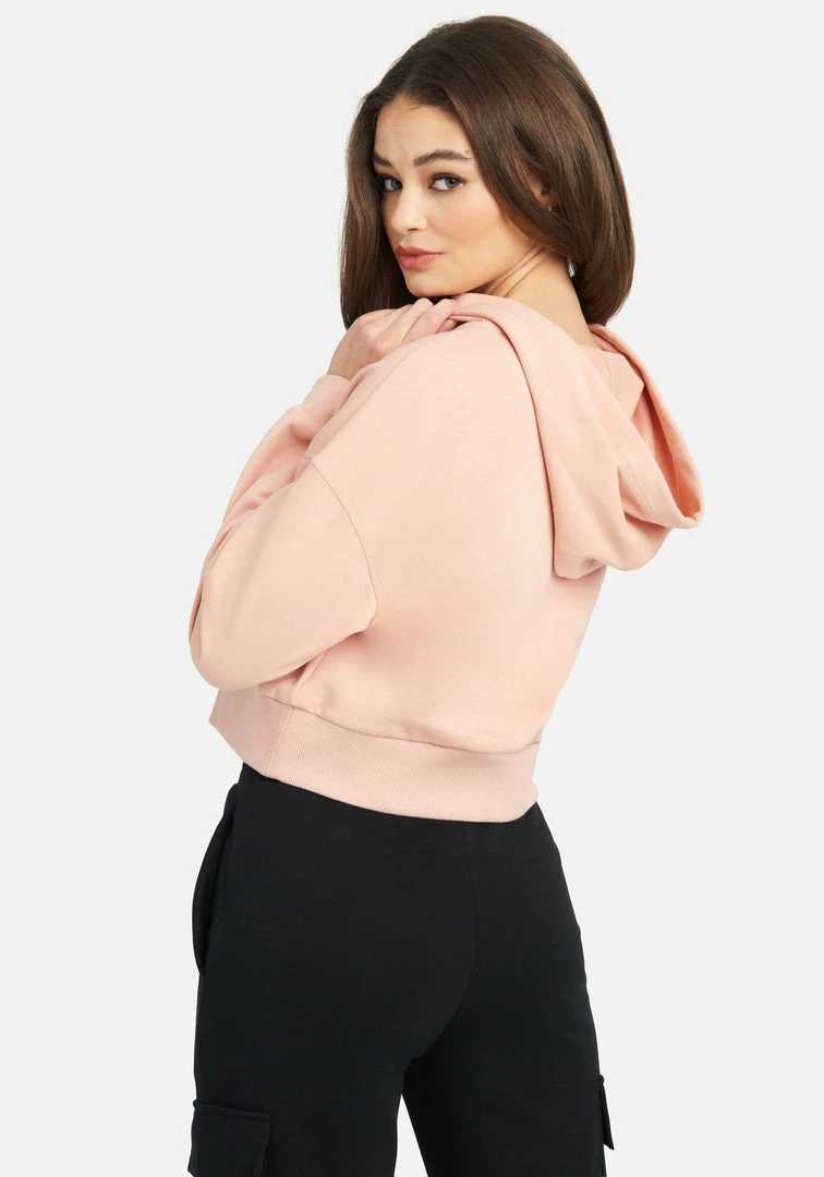 TC Bebe Stone Logo French Terry Hooded Top 4 TC Bebe Stone Logo French Terry Hooded Top