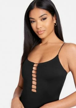 JUMP Bridal Caged Slinky Knit Dress