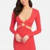 JUMP Clothing Side Cutout Ring Detail Bodycon Dress