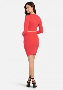 JUMP Clothing Side Cutout Ring Detail Bodycon Dress 7 JUMP Clothing Side Cutout Ring Detail Bodycon Dress