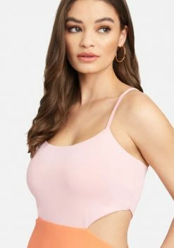 JUMP Side Cutout Midi Slit Dress Bridal