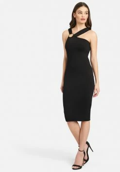 JUMP Clothing Ring Detail Asymmetrical Strappy Dress