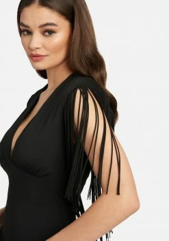 JUMP Best Sellers Festival Fringe Knit Dress