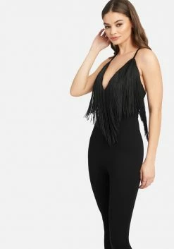 Best Sellers Festival Fringe Neck Jumpsuit