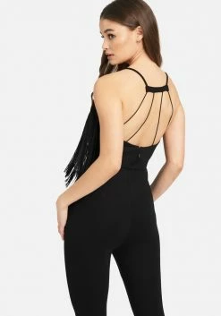 Best Sellers Festival Fringe Neck Jumpsuit