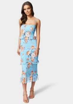 JUMP Festival Season Printed Smocked Woven Dress